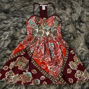 Lace Racerback Dress (PRICE FIRM)